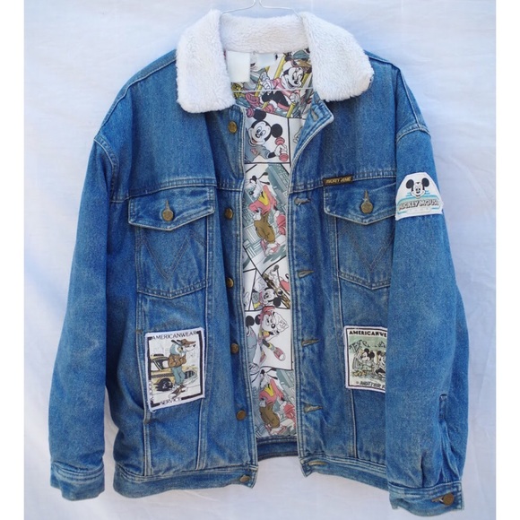 Vintage Mickey Jeans Sherpa Denim 